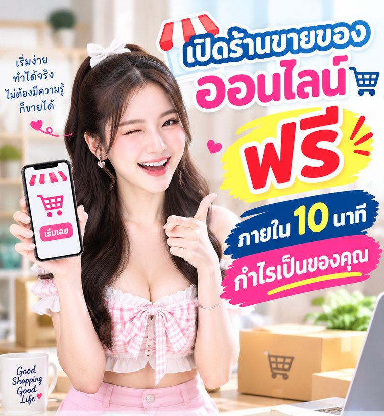 ส่งลิงค์ให้ลูกค้า เพื่อสินค้าออนไลน์จากร้านตนเอง